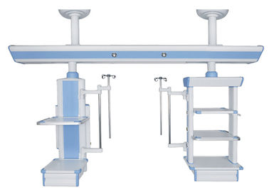 Sistema do pendente do teto do teatro de operação do hospital com tomadas do oxigênio e do vácuo