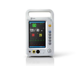 Máquina portátil aprovada do monitor paciente do CE multi - parâmetro com alarme visual