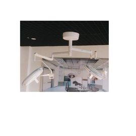 A sala de operações dupla do diodo emissor de luz da cabeça ilumina o teto montado com braço de gerencio