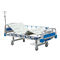 Cama de hospital elétrica da cama médica elétrica manual de 2 manivelas com dobramento dos trilhos laterais