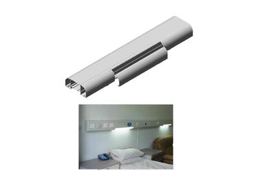 Painel horizontal fixado na parede da cabeça da cama de hospital com iluminação para ICU médico
