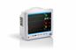 Máquina portátil do monitor paciente de 6 parâmetros padrão com exposição do LCD de uma cor de 12,1 polegadas
