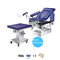 Cadeira azul hidráulica de aço inoxidável do exame de Gyn do controle do trabalho do colchão da tabela de operação