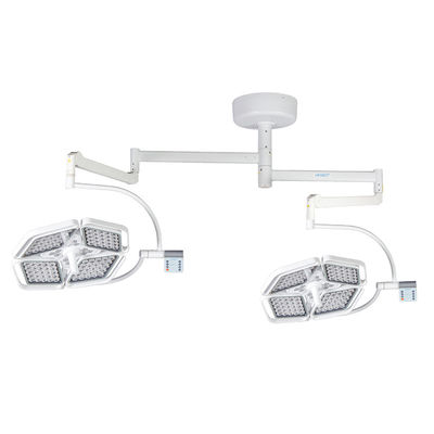 Luz cirúrgica montada do braço teto dobro no CE da sala de operação do hospital